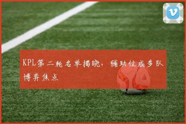 KPL第二轮名单揭晓，辅助位成多队博弈焦点